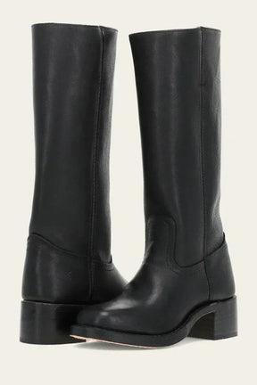 Bottes en Cuir Hautes pour Femmes - Design Durable et Confort Optimal