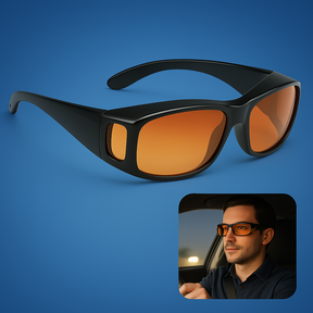 Lunettes de Conduite Nocturne Anti-éblouissement - Vision Claire et Confort Optimal