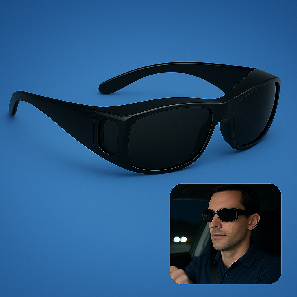 Lunettes de Conduite Nocturne Anti-éblouissement - Vision Claire et Confort Optimal