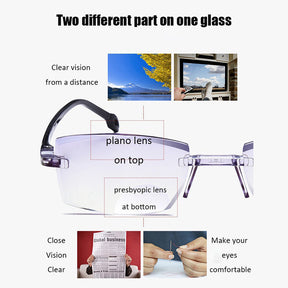 Lunettes de Lecture Anti-Lumière Bleue - Protection Confortable et Multifocale