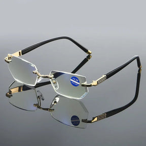 Lunettes de Lecture Anti-Lumière Bleue - Protection Confortable et Multifocale