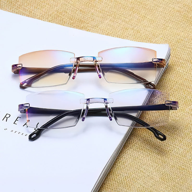 Lunettes de Lecture Anti-Lumière Bleue - Protection Confortable et Multifocale