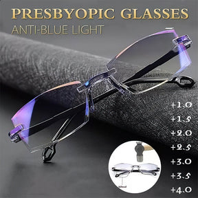 Lunettes de Lecture Anti-Lumière Bleue - Protection Confortable et Multifocale