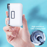 Coupe-Ongles Électrique Rechargeable - Soin Précis et Confortable des Ongles