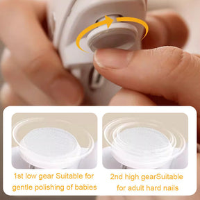 Coupe-Ongles Électrique Rechargeable - Soin Précis et Confortable des Ongles