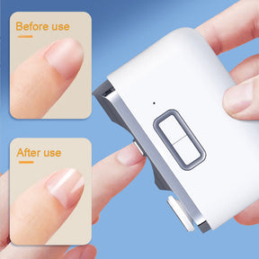 Coupe-Ongles Électrique Rechargeable - Soin Précis et Confortable des Ongles