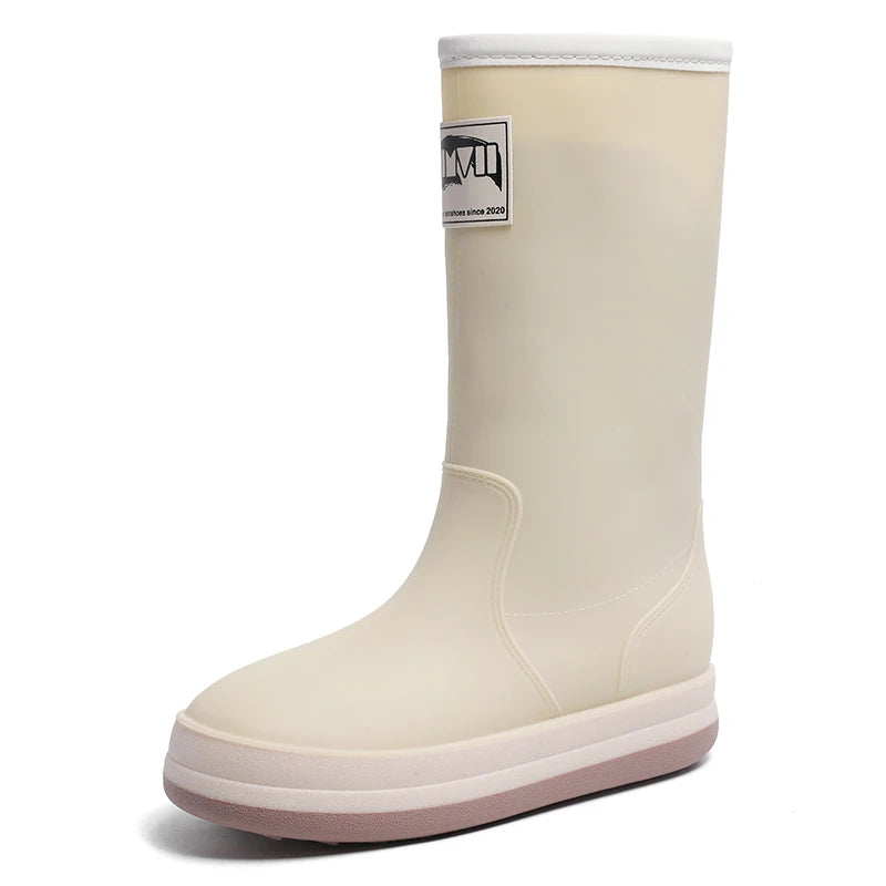 Bottes de Pluie Imperméables pour Femmes - Confort et Adhérence en Extérieur
