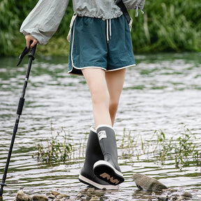 Bottes de Pluie Imperméables pour Femmes - Confort et Adhérence en Extérieur