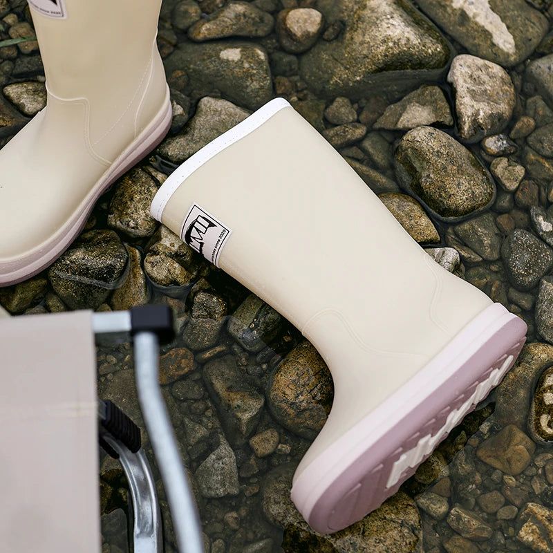 Bottes de Pluie Imperméables pour Femmes - Confort et Adhérence en Extérieur