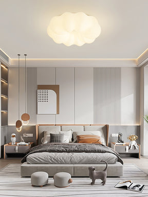 Lampe de Plafond Japonaise - Design Nuage et Éclairage Chaud