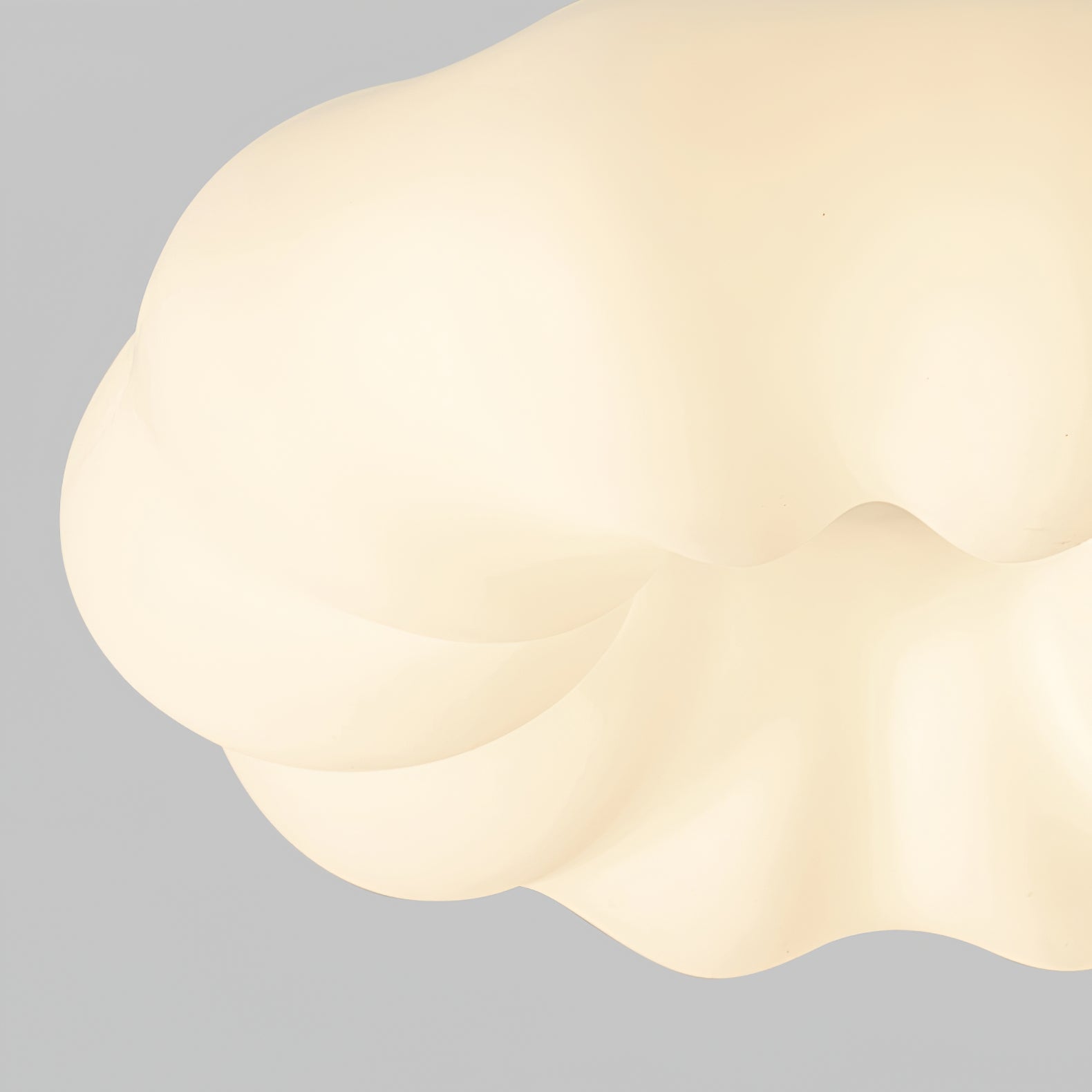 Lampe de Plafond Japonaise - Design Nuage et Éclairage Chaud