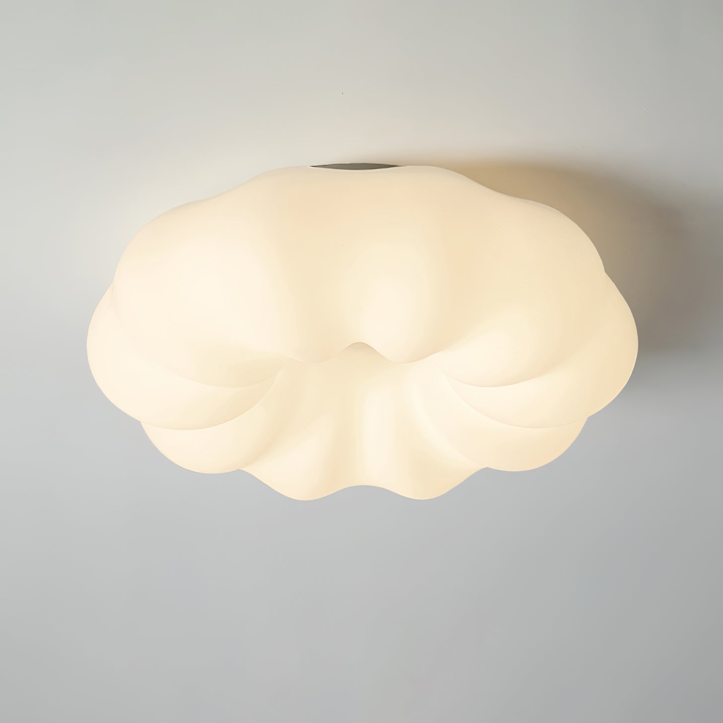 Lampe de Plafond Japonaise - Design Nuage et Éclairage Chaud
