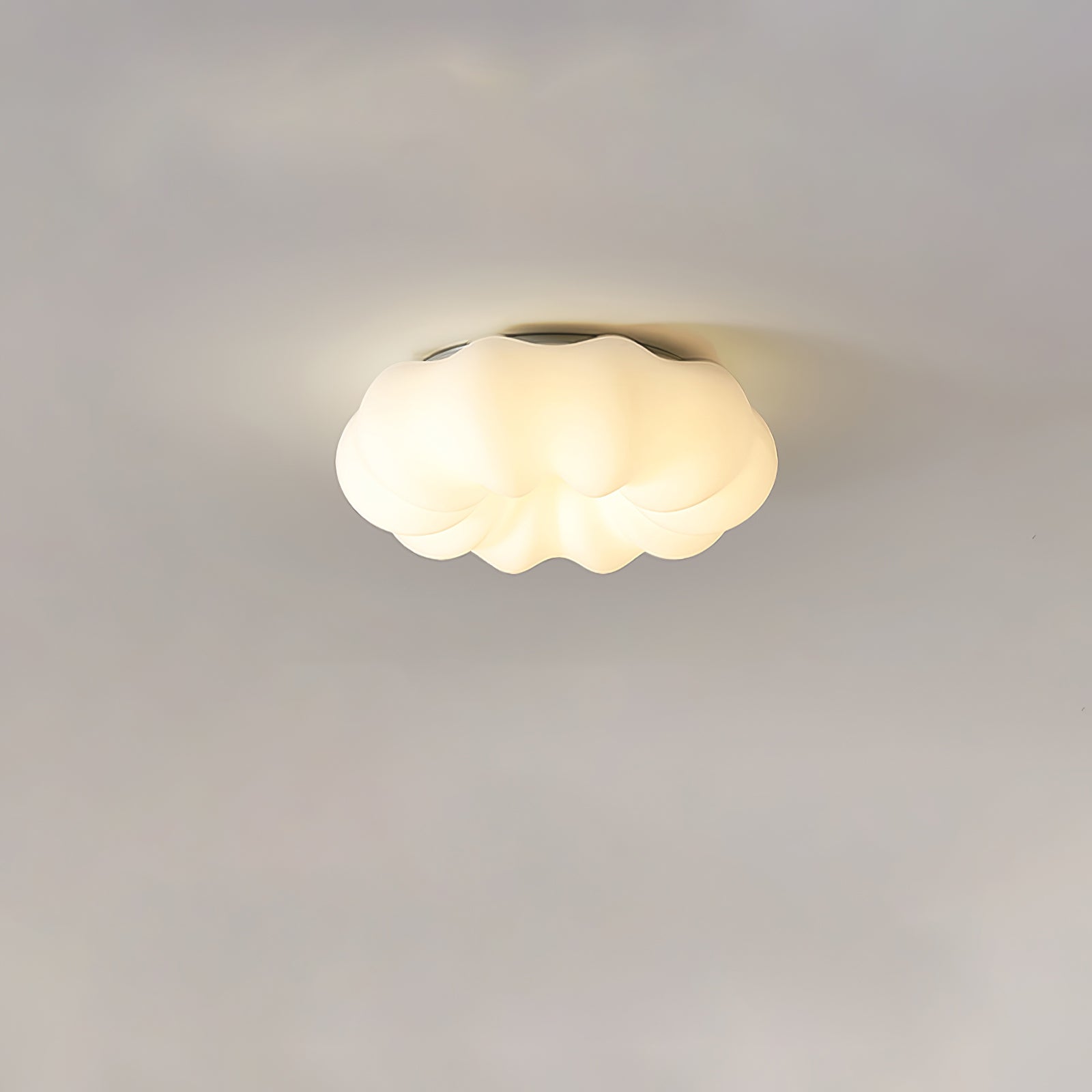 Lampe de Plafond Japonaise - Design Nuage et Éclairage Chaud