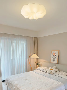 Lampe de Plafond Japonaise - Design Nuage et Éclairage Chaud