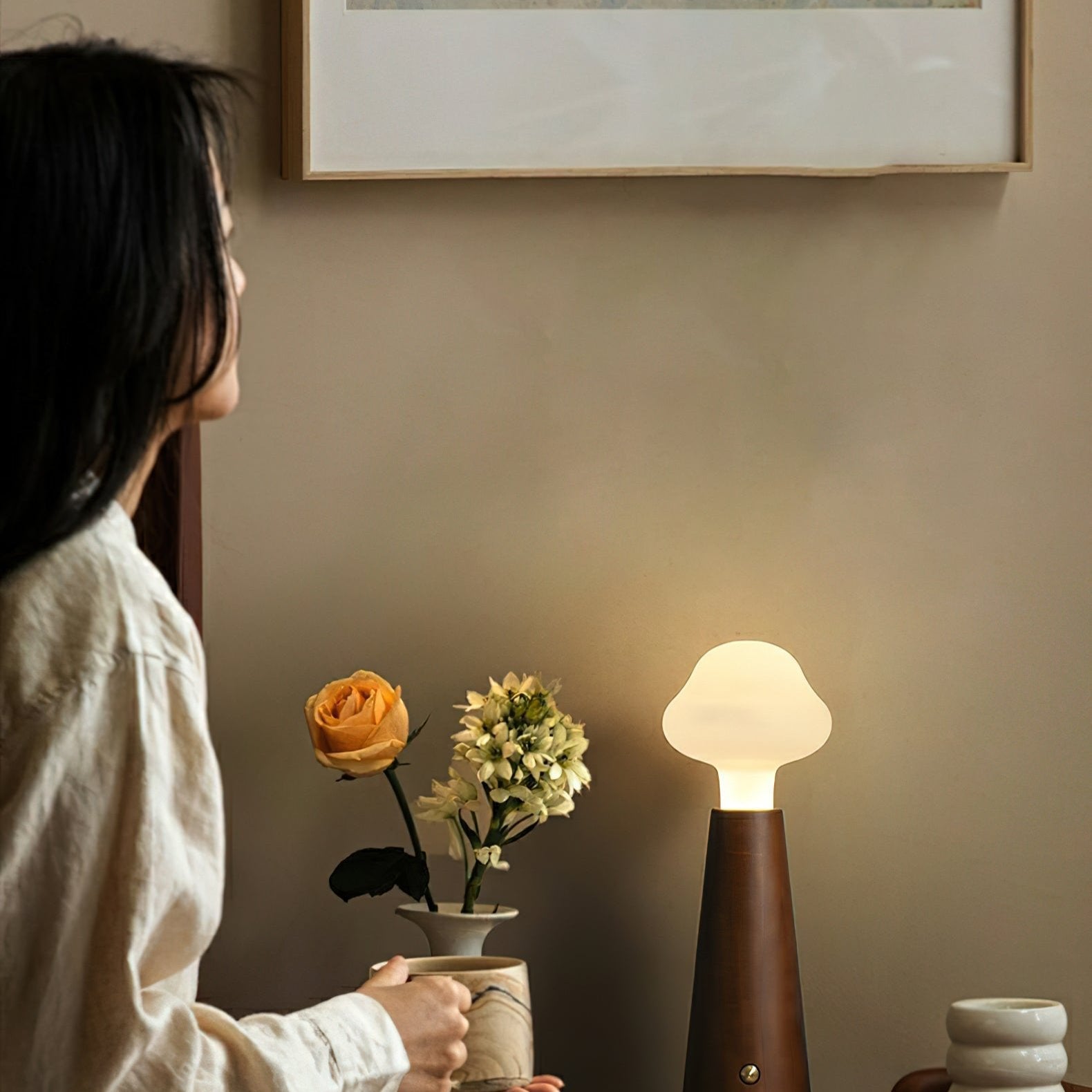 Lampe Nuage Flottant - Ambiance Apaisante et Design Élégant