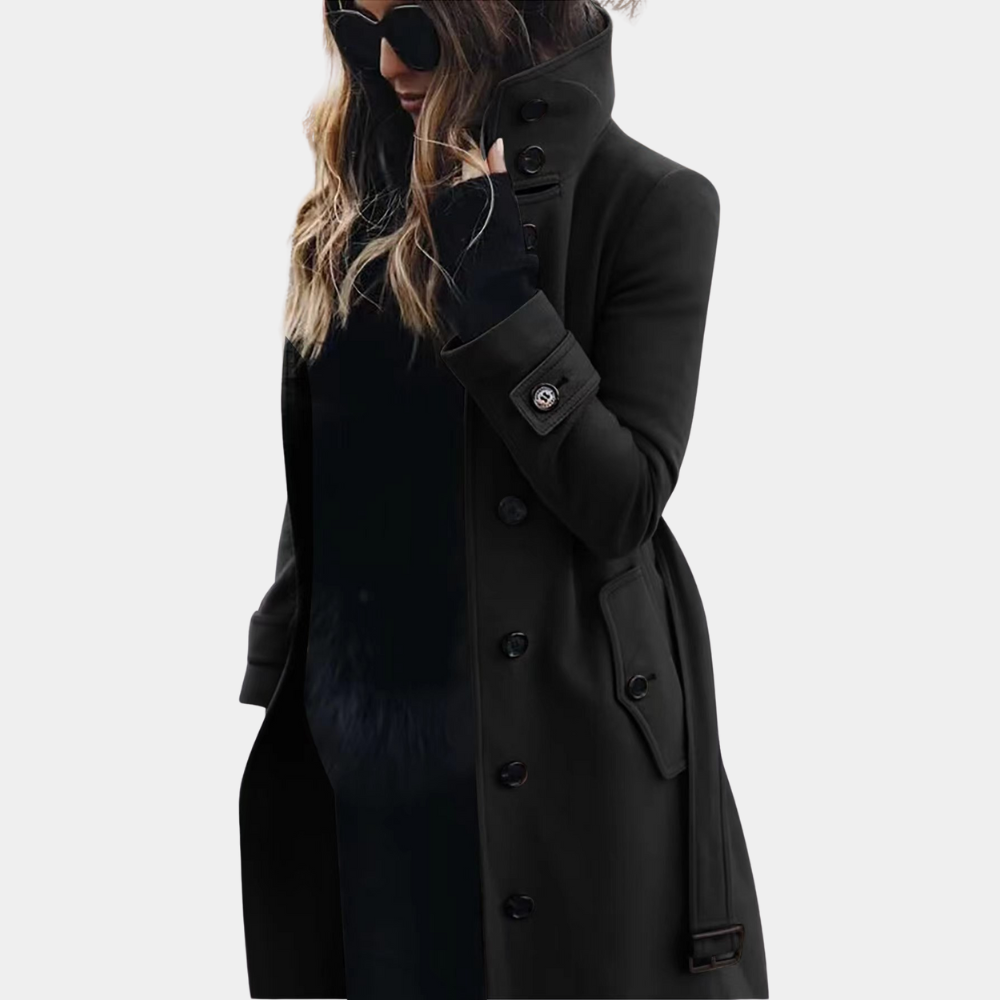 Manteau Trench Élégant pour Femmes - Chaud et Tendance pour l'Hiver