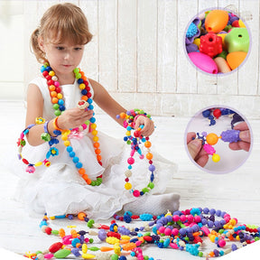 Kit de Fabrication de Bijoux pour Enfants - Créativité et Amusement sans Écran