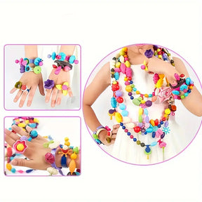 Kit de Fabrication de Bijoux pour Enfants - Créativité et Amusement sans Écran