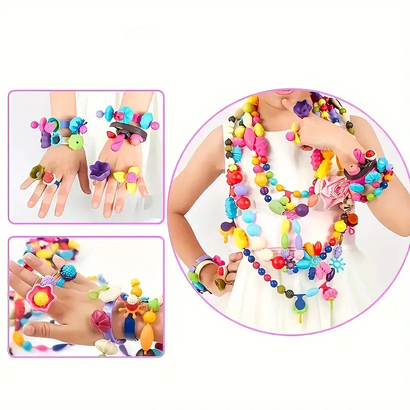Kit de Fabrication de Bijoux pour Enfants - Créativité et Amusement sans Écran