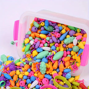 Kit de Fabrication de Bijoux pour Enfants - Créativité et Amusement sans Écran