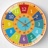 Horloge Murale pour Enfants - Apprentissage Ludique de l'Heure