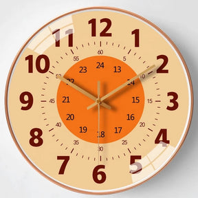 Horloge Murale pour Enfants - Apprentissage Ludique de l'Heure