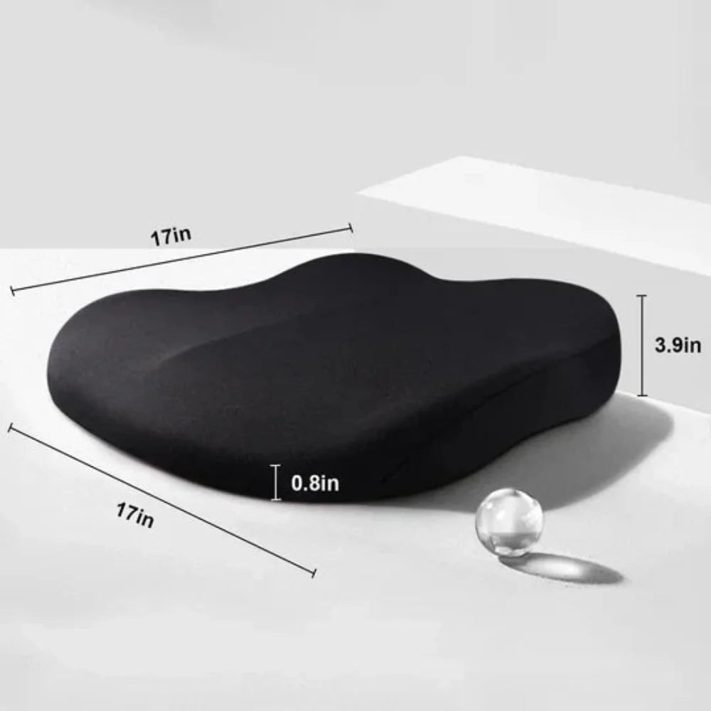 Coussin de Siège Auto Ergonomique - Confort et Soutien pour le Dos