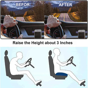 Coussin de Siège Auto Ergonomique - Confort et Soutien pour le Dos
