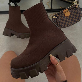 Bottes d'hiver pour Femmes - Confort et Élégance par Temps Froid