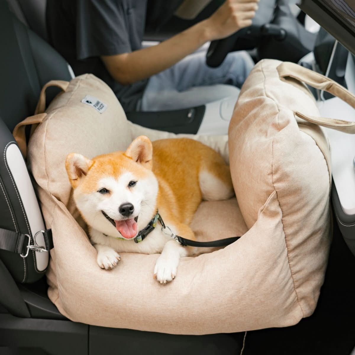 Lit de Siège pour Chien Ajustable | Confort et Sécurité en Voyage