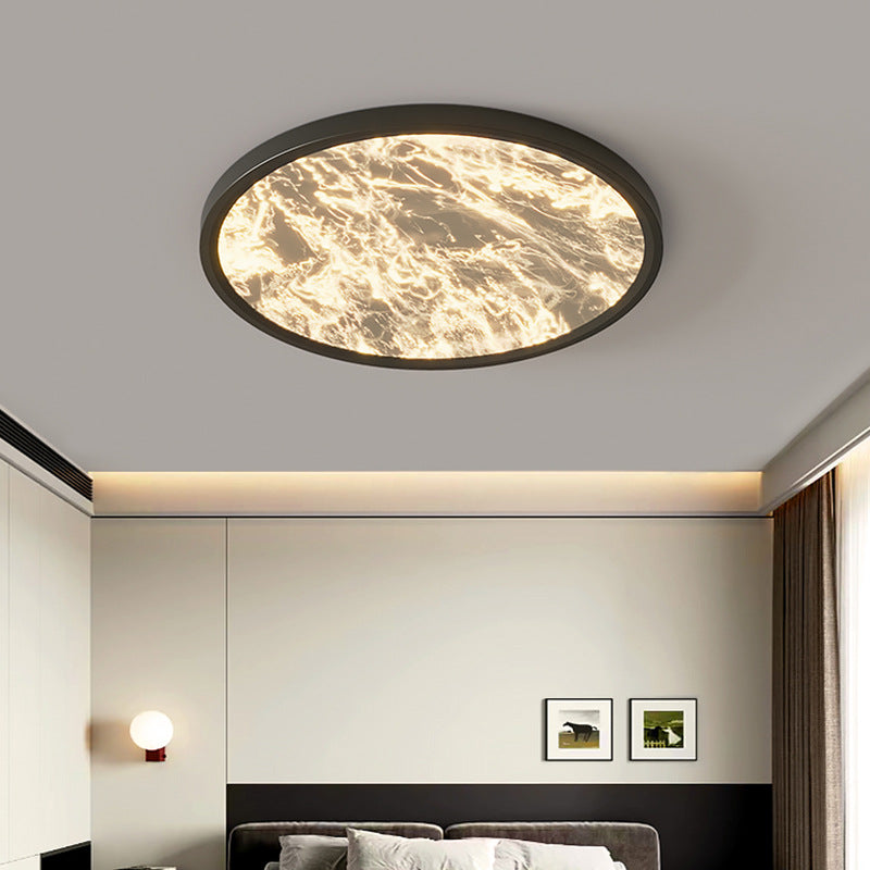 Lampe de Plafond Minimaliste LED - Élégance Contemporaine et Ambiance Chaleureuse