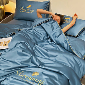 Couette d'été en Soie Rafraîchissante - Confort Respirant pour Nuits Chaudes