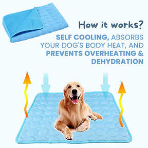 Tapis Refroidissant pour Chiens - Confort et Soulagement en Été