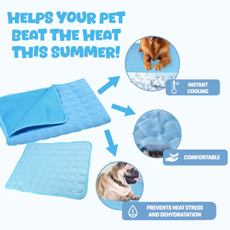 Tapis Refroidissant pour Chiens - Confort et Soulagement en Été