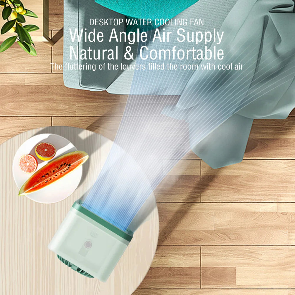 Mini Refroidisseur d'Air Portable - 3-en-1 avec Humidification et 3 Niveaux