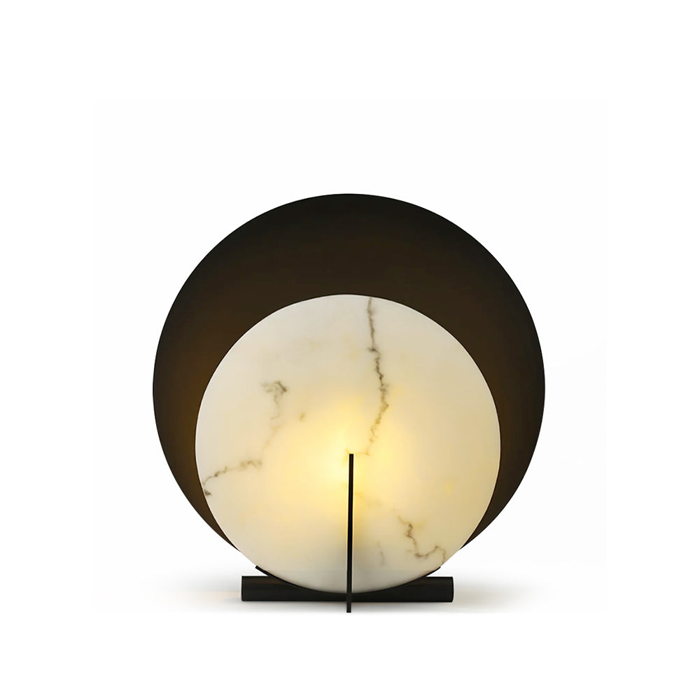 Lampe en Albâtre Élégante - Éclairage Subtil et Touche de Luxe