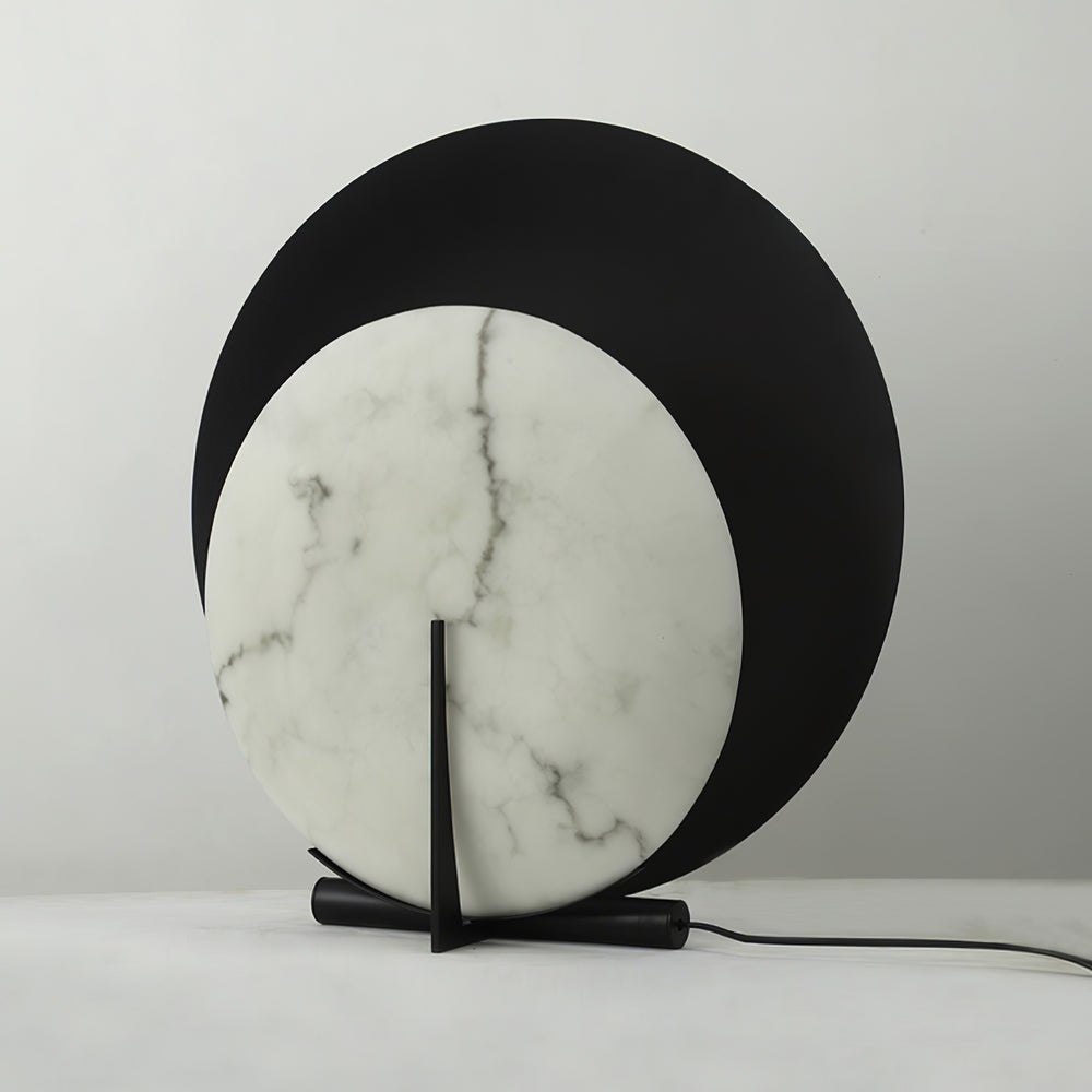 Lampe en Albâtre Élégante - Éclairage Subtil et Touche de Luxe