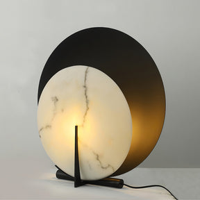 Lampe en Albâtre Élégante - Éclairage Subtil et Touche de Luxe
