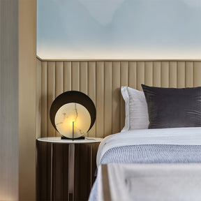 Lampe en Albâtre Élégante - Éclairage Subtil et Touche de Luxe