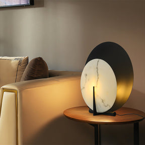 Lampe en Albâtre Élégante - Éclairage Subtil et Touche de Luxe
