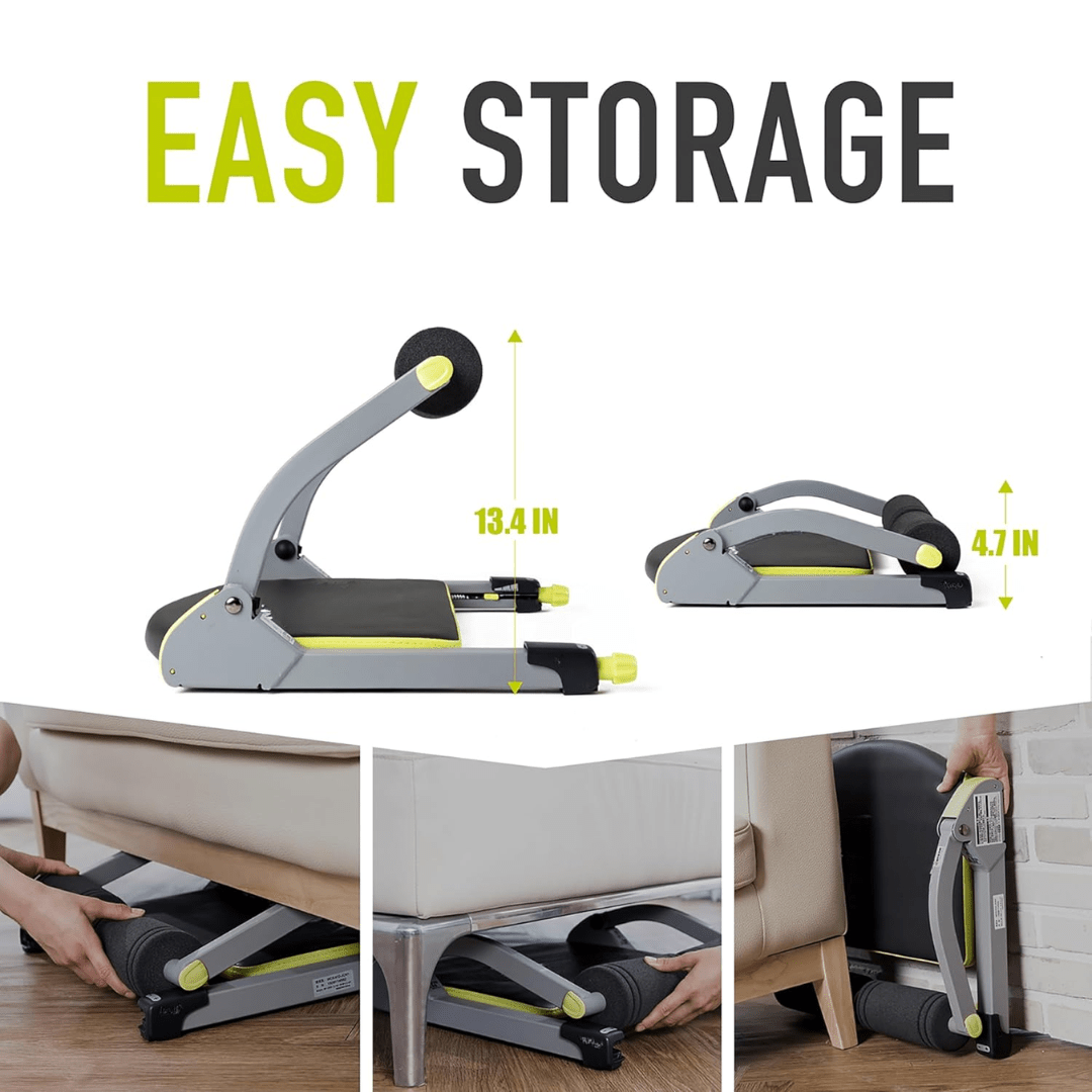 Entraîneur Abdominal Compact - Design Ergonomique et Résistance Réglable