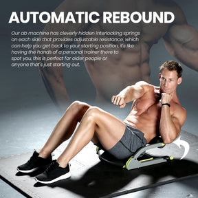 Entraîneur Abdominal Compact - Design Ergonomique et Résistance Réglable
