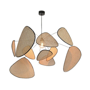 Lampe à Pendentif en Rotin - Élégance Naturelle et Design Moderne