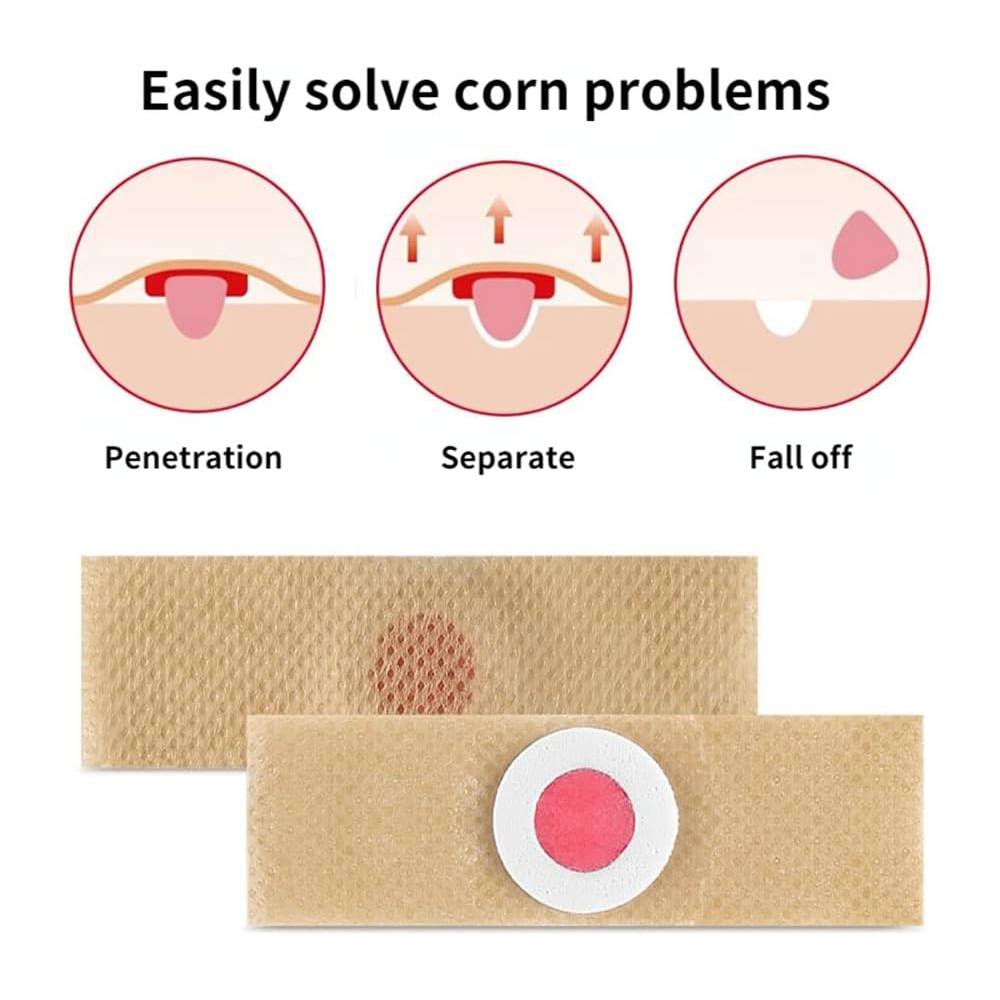 Plaques Anti-Corns pour Soulagement Douleur - Confort et Soutien pour Vos Pieds