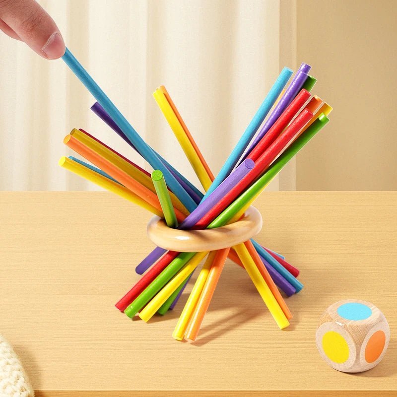 Bâtons de Comptage Montessori Colorés | Développement Cognitif et Coordination