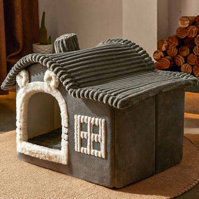 Lit Doux pour Chat Enclos - Confort Intérieur et Sommeil Réparateur