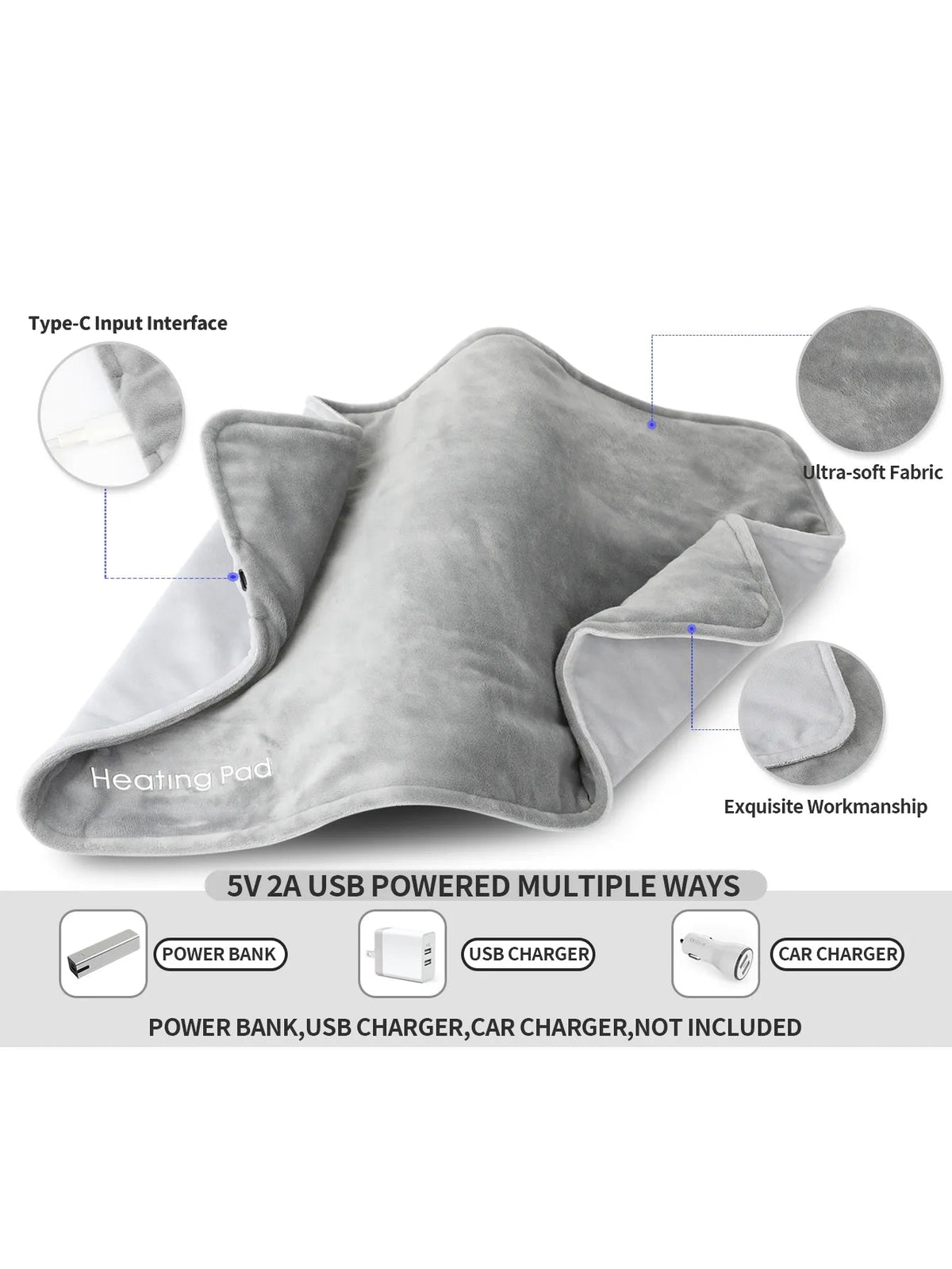Couverture Chauffante Portable - Douceur et Confort en Voyage