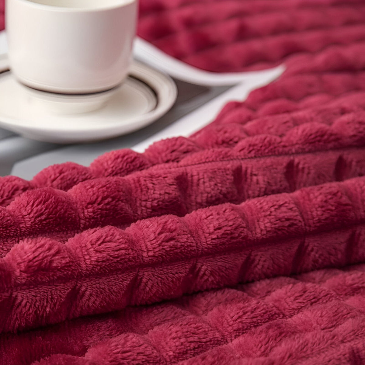 Couverture Plaid Ultra-Douce - Confort et Chaleur Toute l'Année