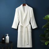 Peignoir en Coton Respirant pour Adultes - Doux, Ample et Pratique