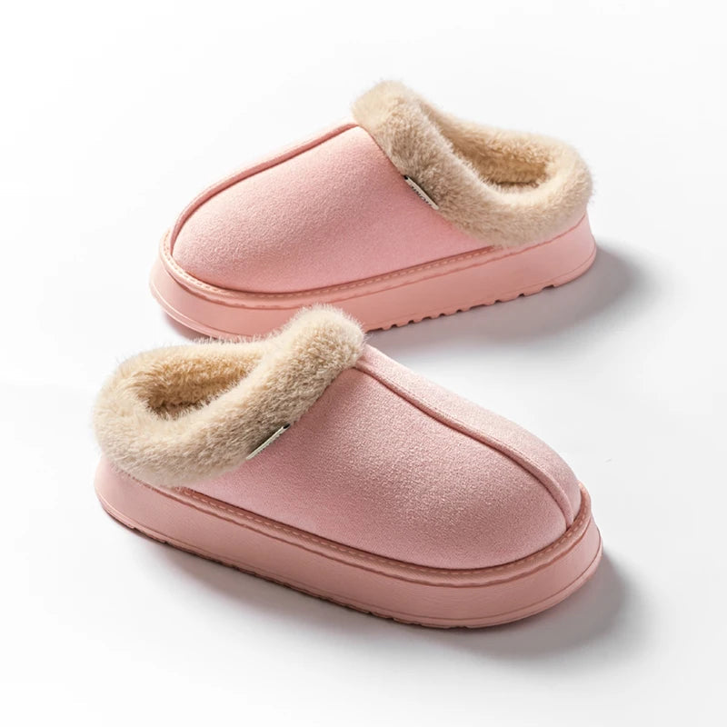 Chaussons d'Hiver Doux - Confort Luxueux en Peluche pour Intérieur